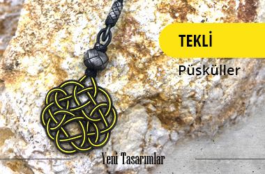 Tekli Gümüş Püsküller