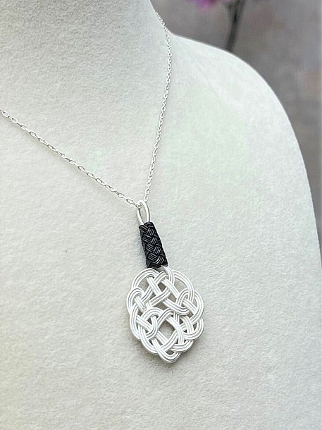 Aşk Düğümü Kazaziye Gümüş Kolye