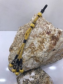 Çakırbey Gold Siyah Tesbih Püskülü
