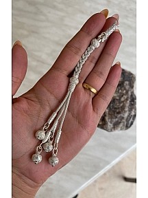 Çakırbey Kısa Gümüş Tesbih Püskülü