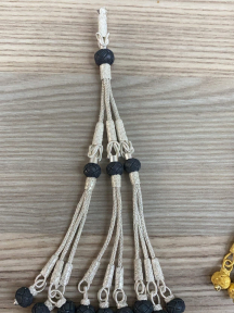 Geleneksel Kazaziye Gümüş Püskül Dokuzlu