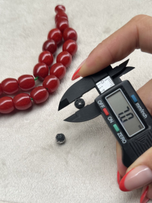 Gümüş Kazaziye Örme Küçük Top 6x7mm 