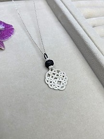 Gümüş Kazaziye Aşk Düğümü Kolye Küpe Set - Set010 Hediyelik Özel Koleksiyon