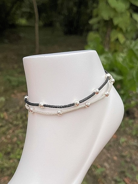 Gümüş Kazaziye Dorika Detaylı Halhal 02