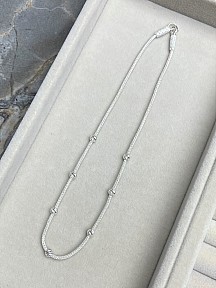 Gümüş Kazaziye Gümüş Rengi Dorika Üçlü Set- Kolye, Küpe Ve Bileklik