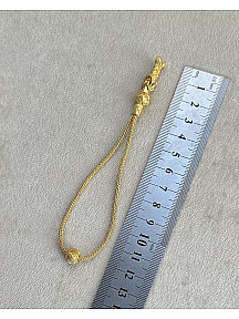 Gümüş Kazaziye Özel Halka Kamçı Model Gümüş Tespih Püskülü