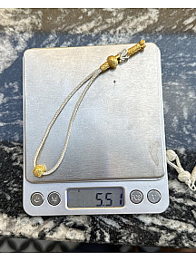 Gümüş Kazaziye Özel Halka Kamçı Model Gümüş Tespih Püskülü