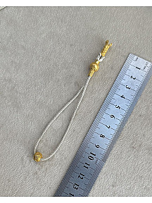 Gümüş Kazaziye Özel Halka Kamçı Model Gümüş Tespih Püskülü