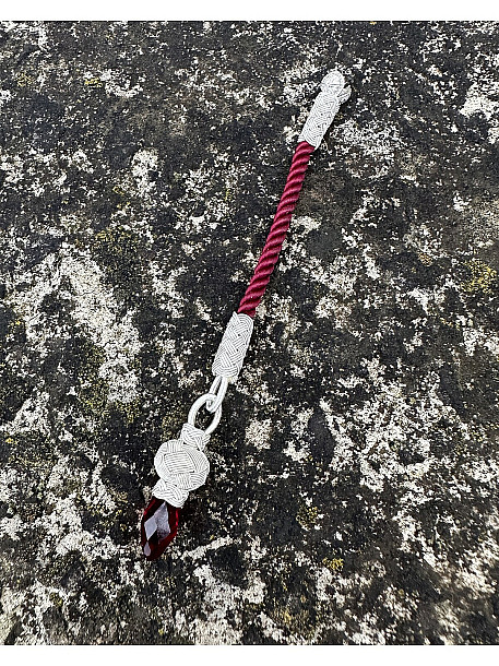 Gümüş Kazaziye Renkli Zirkon Taş Modelli Tekli Kısa Tesbih Püskülü, Küçük Boy Tespihler İçin Uygun