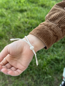 Kazaziye Şems Düğümü Asansörlü Gümüş Erkek Çocuk Bileklik Baba-Oğul Kombini 1000 Ayar BIL101GUERK