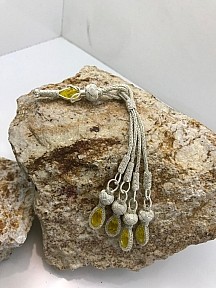 Şahinbey Sarı Taşlı Tesbih Püskülü
