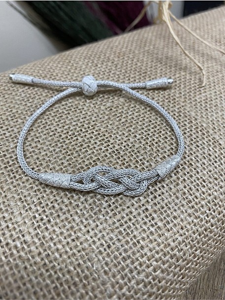 Sonsuzluk Gümüş Kazaziye Bileklik