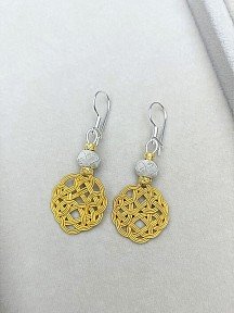 Gümüş Kazaziye Aşk Düğümü Kolye Küpe Set - Set010 Hediyelik Özel Koleksiyon