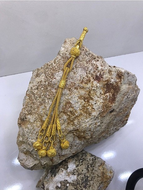 Şahinbey Kazaziye Tesbih Püskülü Gold